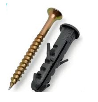 KIT PARAFUSO COM BUCHA 6MM